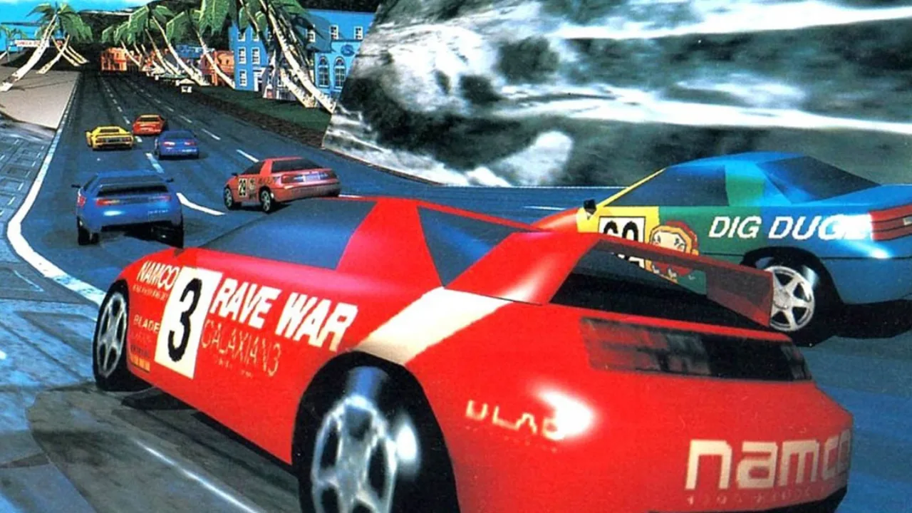 Cena do jogo Ridge Racer