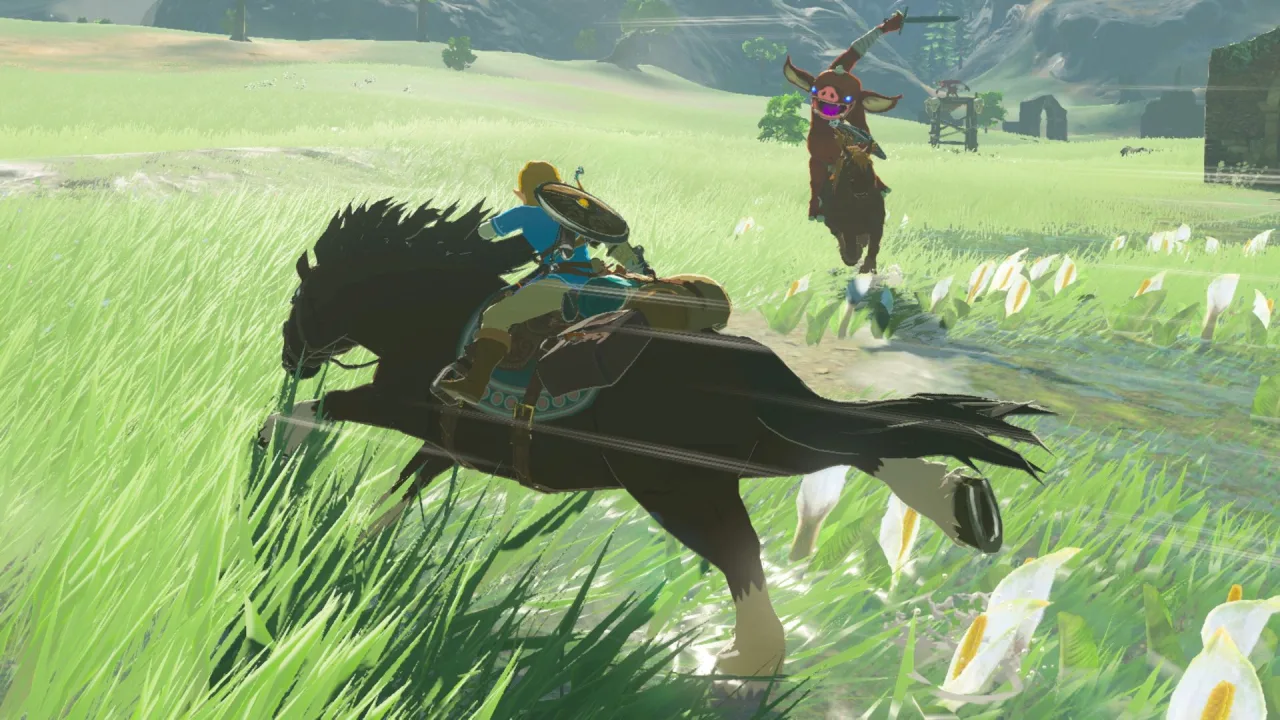 Cena do jogo The Legend of Zelda: Breath of the Wild
