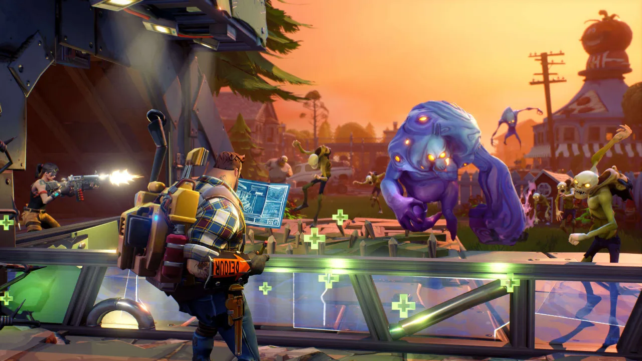 Cena do jogo Fortnite