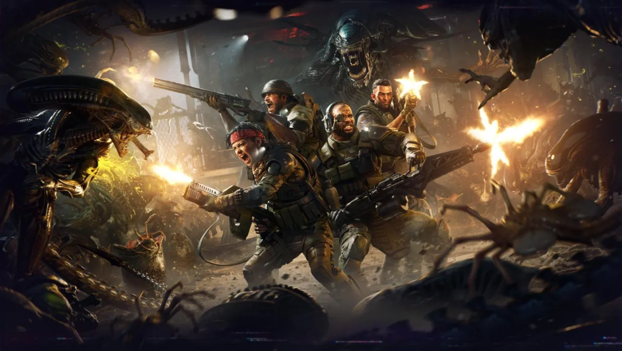 Cena do jogo Aliens: Fireteam Elite 2