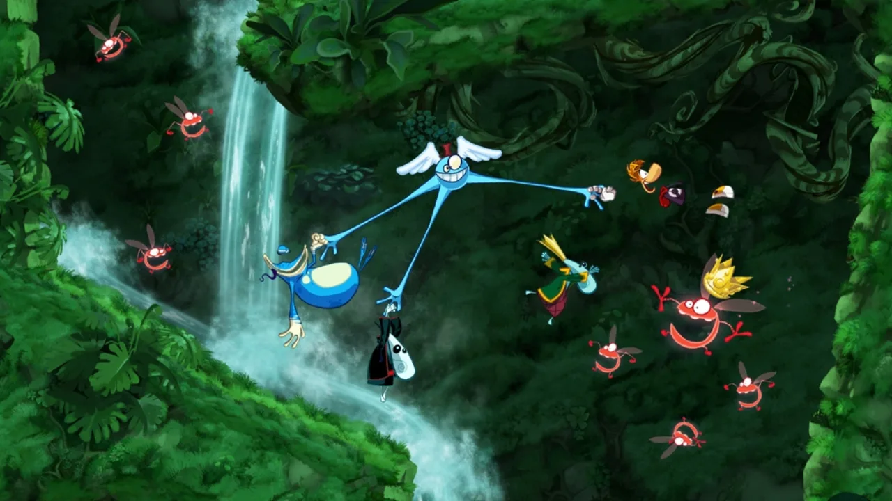 Cena do jogo Rayman Origins