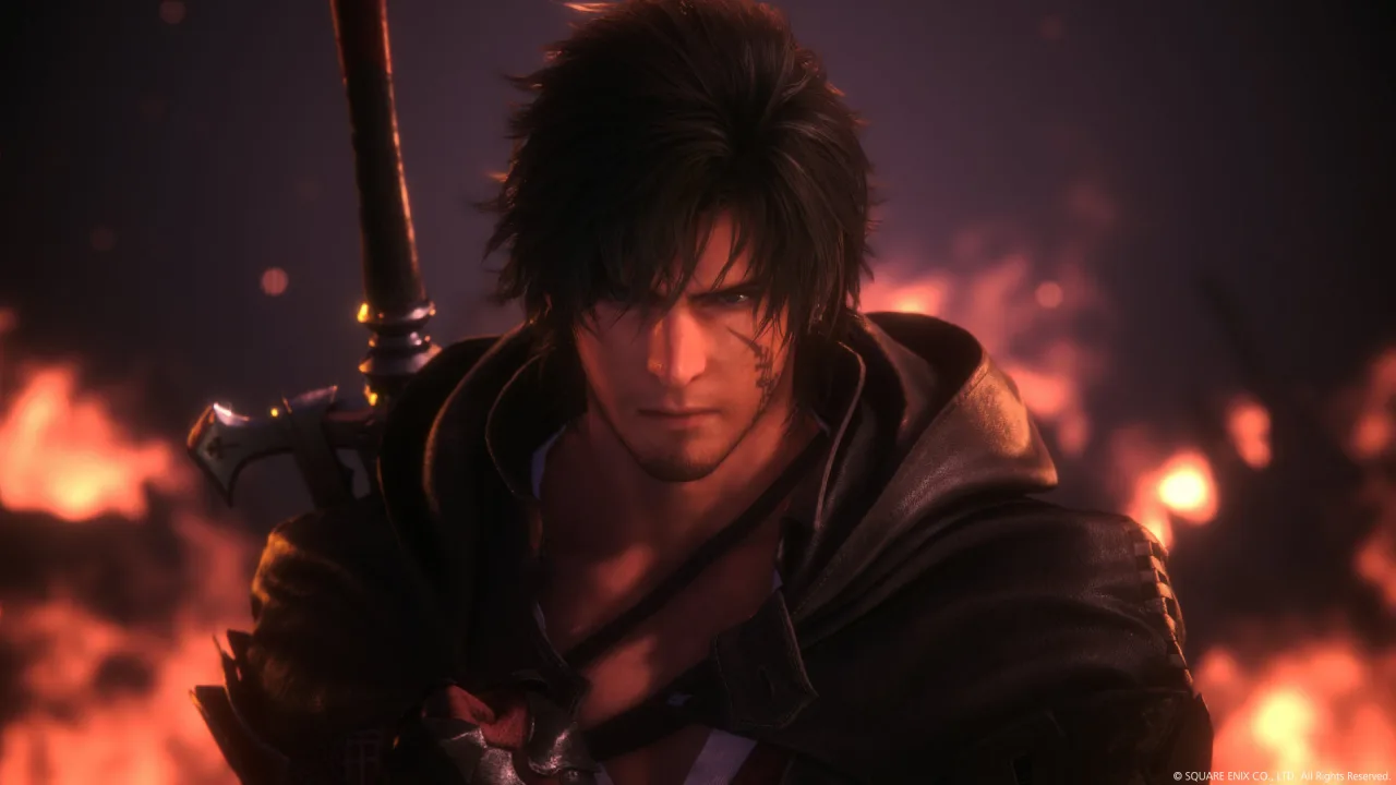 Cena do jogo Final Fantasy XVI