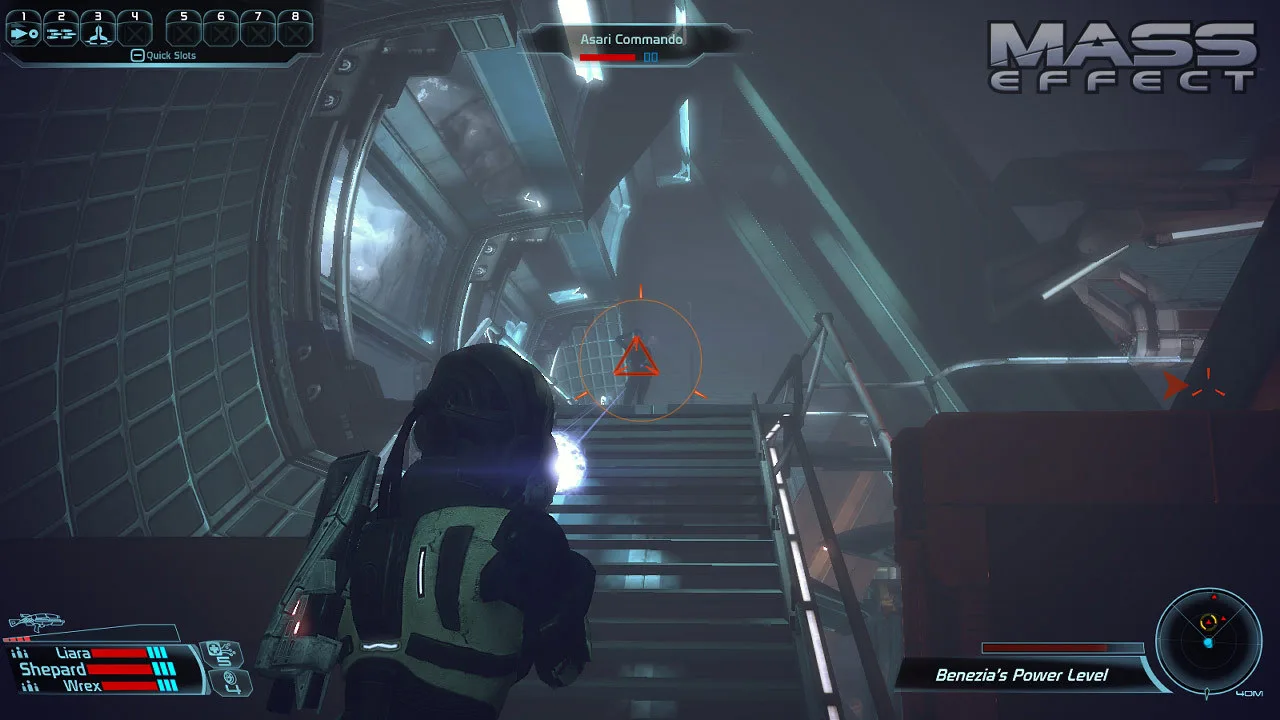 Cena do jogo Mass Effect