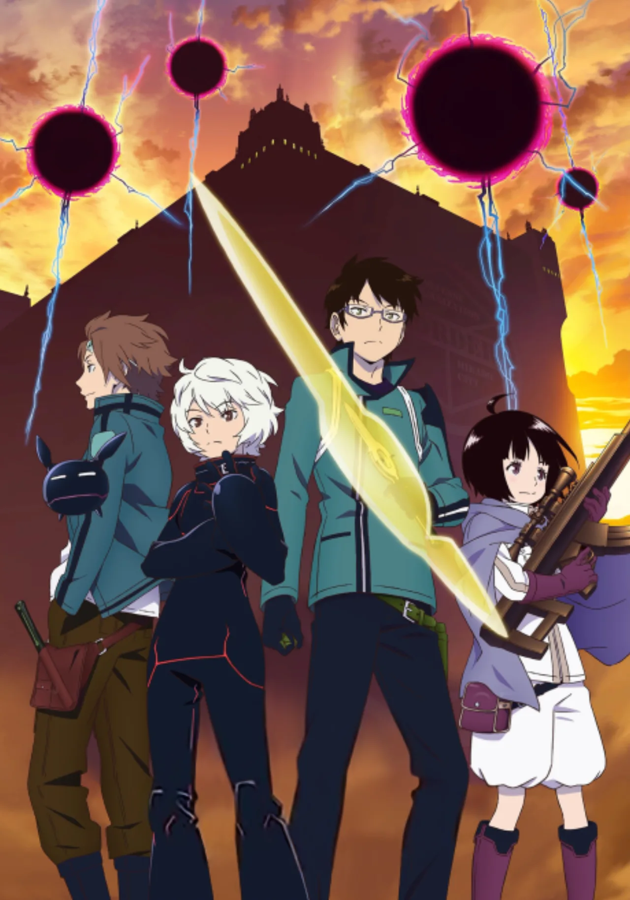 Cena do anime Studio TRIGGER
