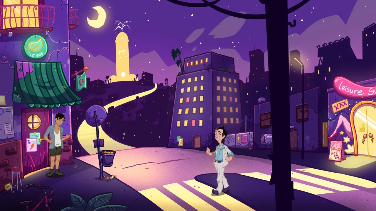 Cena do jogo Leisure Suit Larry – Wet Dreams Saga