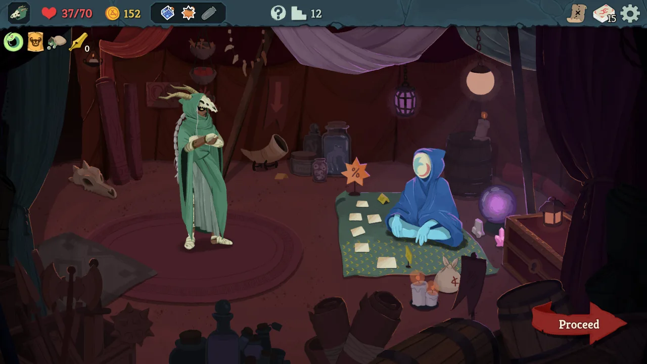 Cena do jogo Slay the Spire 2