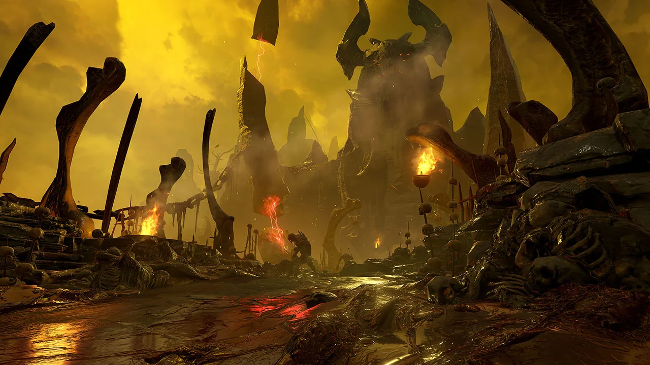 Cena do jogo DOOM