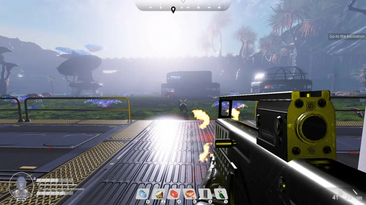 Cena do jogo Ninjala 2: The Uncharted Planet