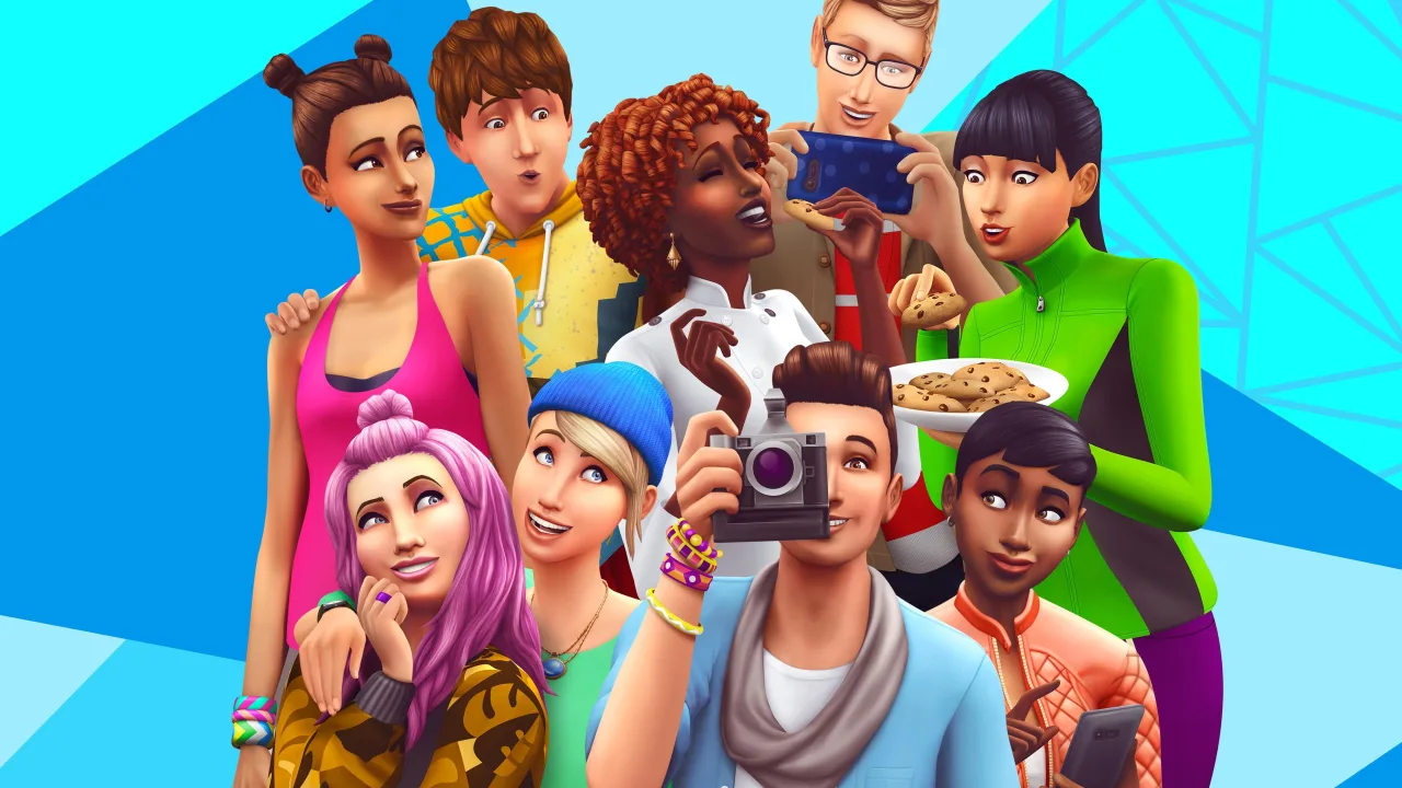 Cena do jogo The Sims 4