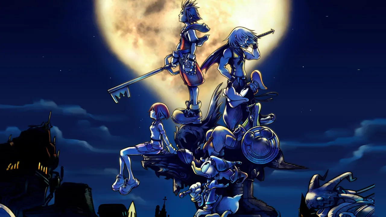 Cena do jogo Kingdom Hearts