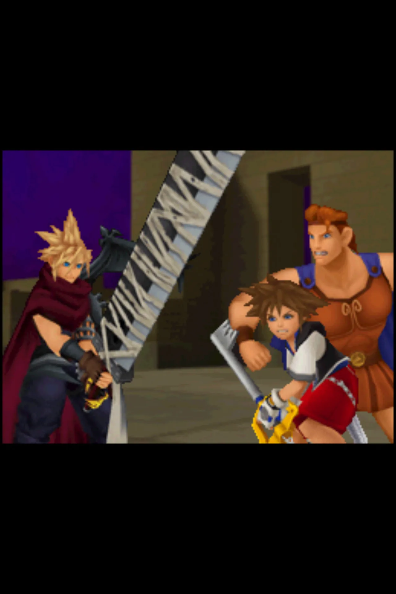 Cena do jogo Kingdom Hearts