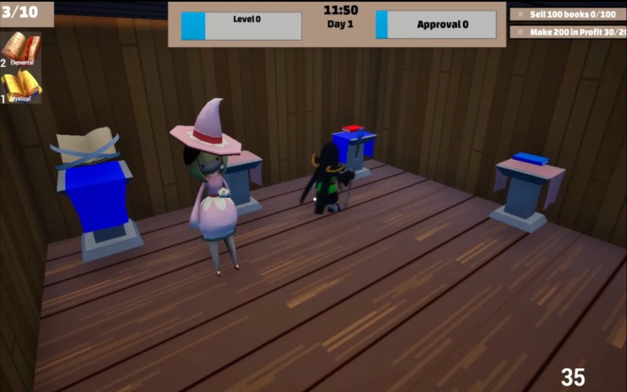 Cena do jogo Magical Craft: My Enchanted Dress Shop