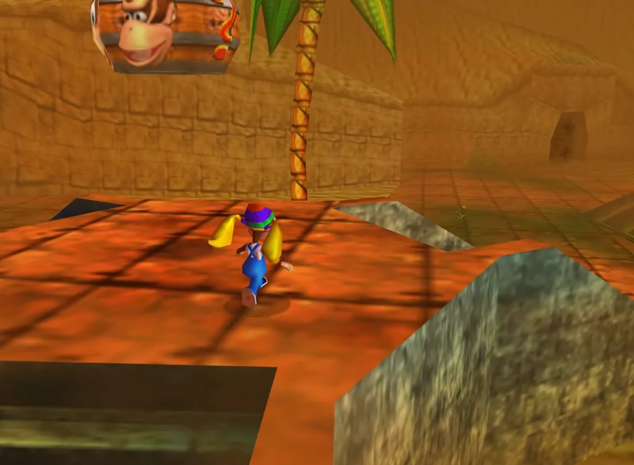 Cena do jogo Donkey Kong 64