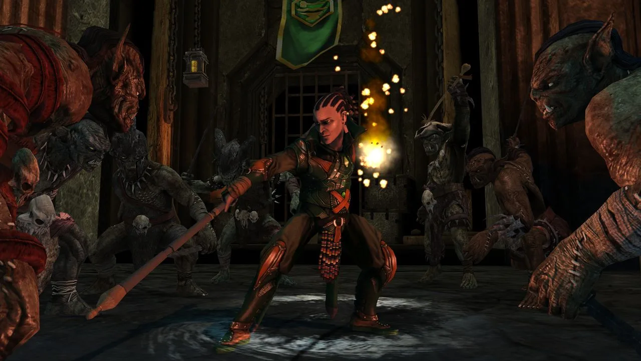 Cena do jogo Dungeons & Dragons