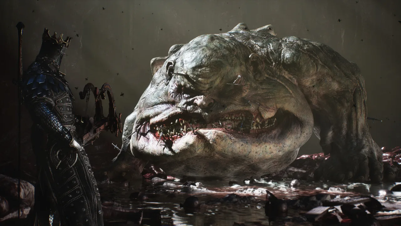 Cena do jogo Mortal Shell 2