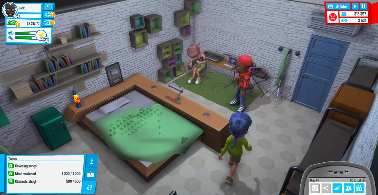 Cena do jogo YouTube