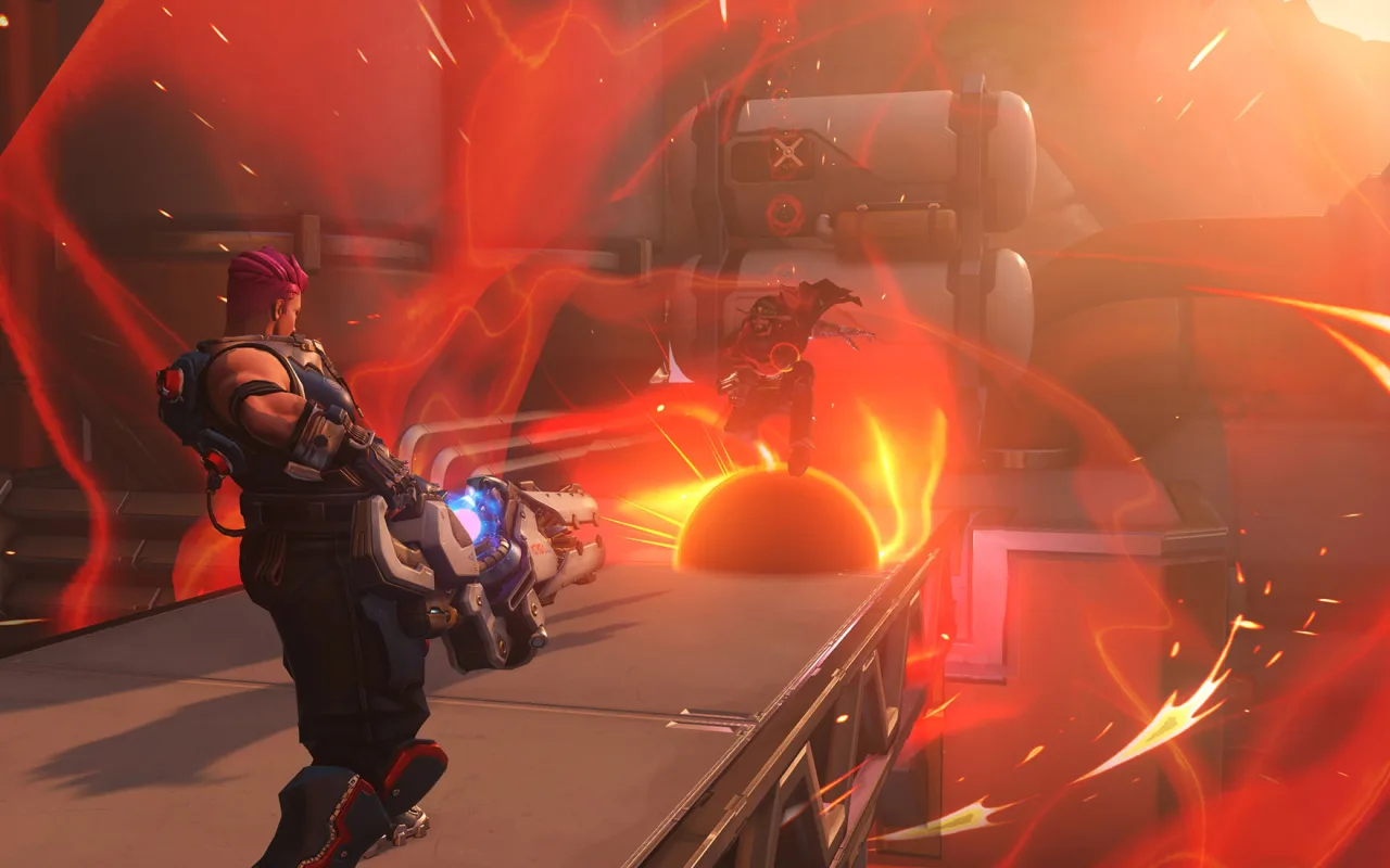 Cena do jogo Overwatch