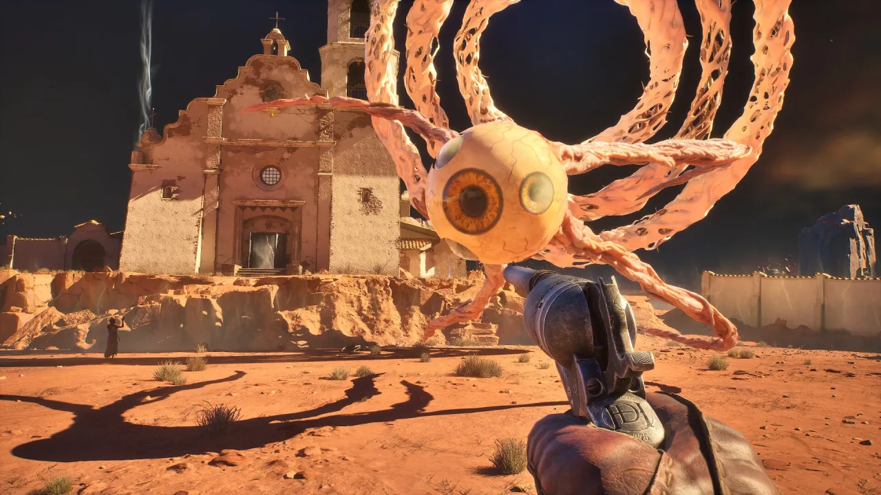 Cena do jogo Guns of Eschaton