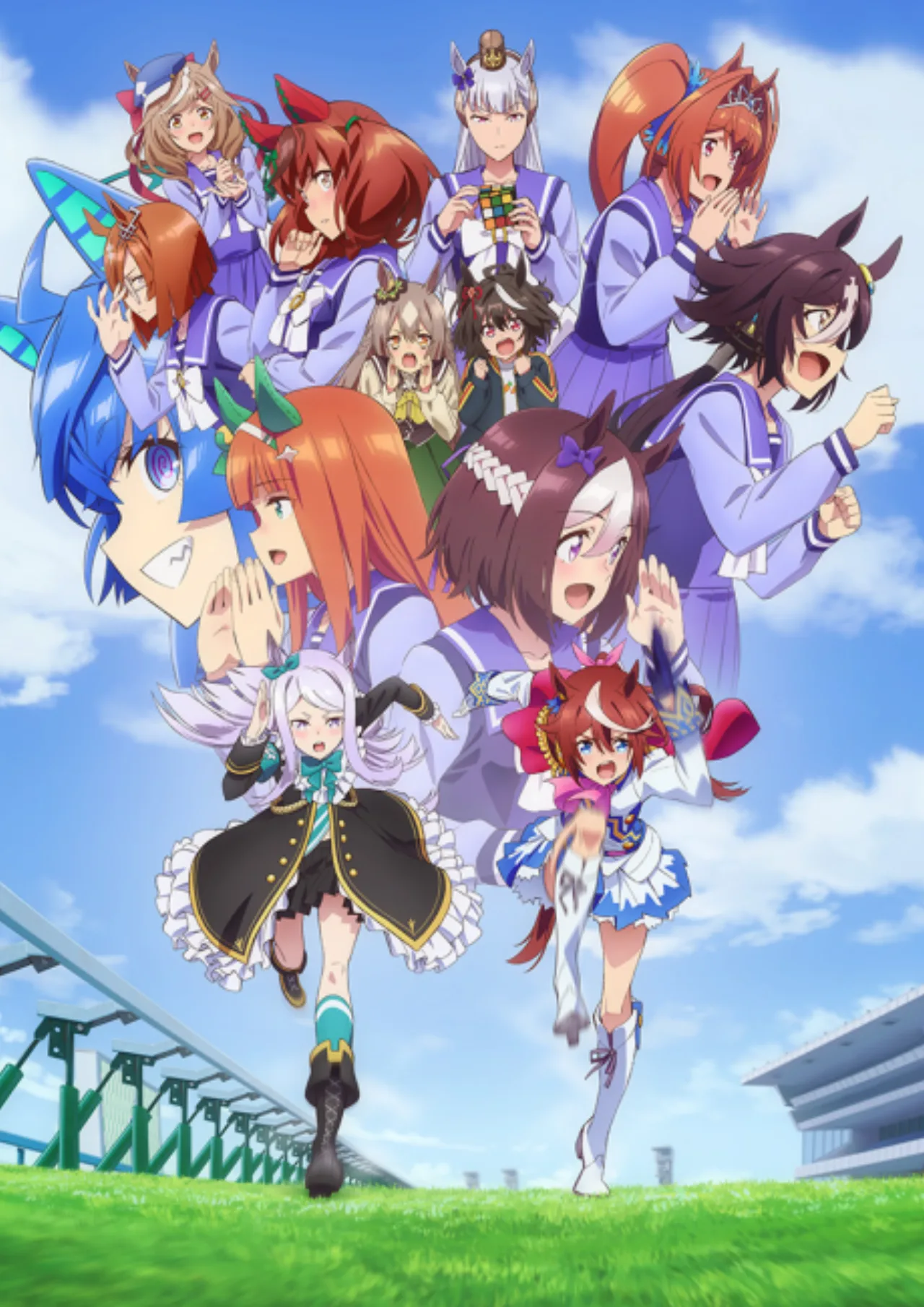 Cena do anime Umamusume: Pretty Derby
