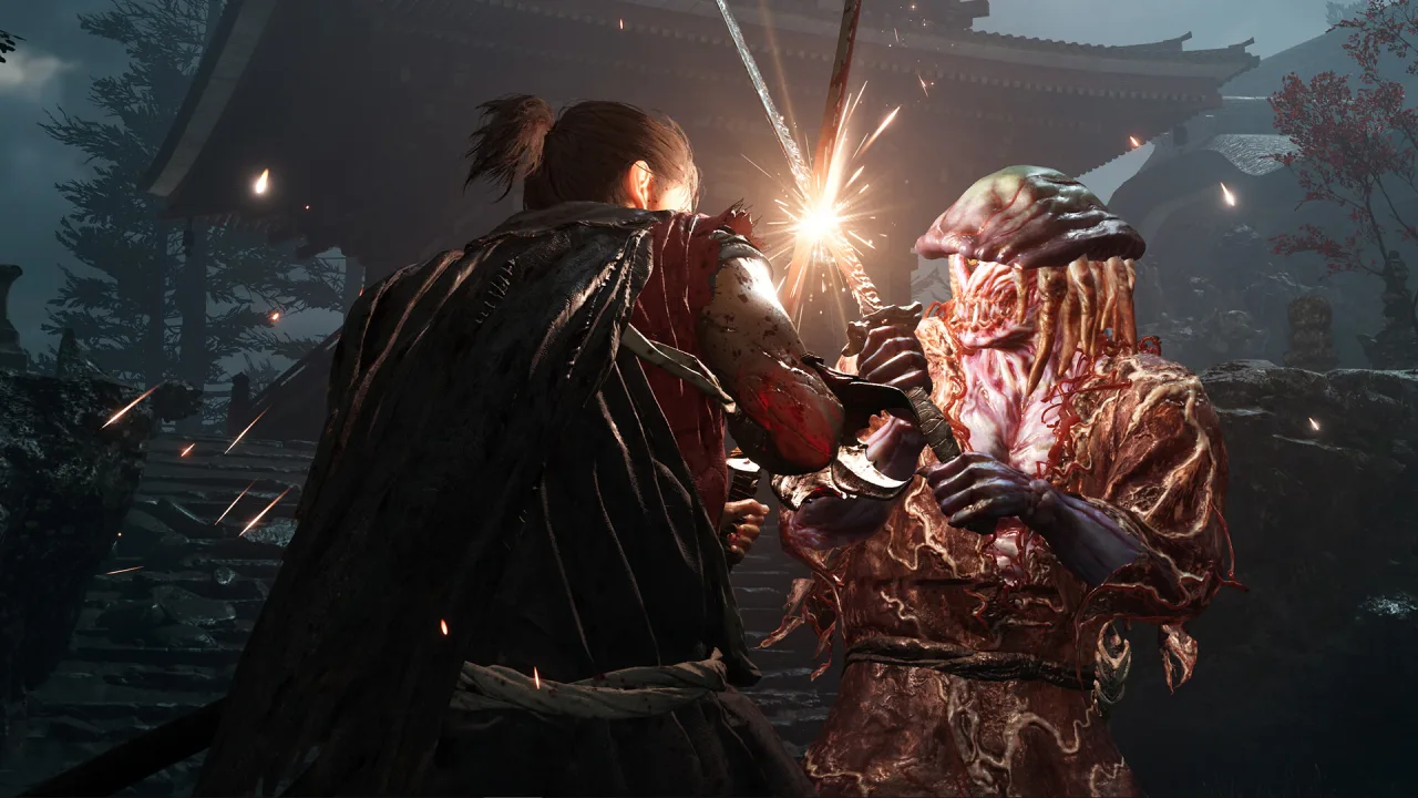 Cena do jogo Onimusha: Way of the Sword
