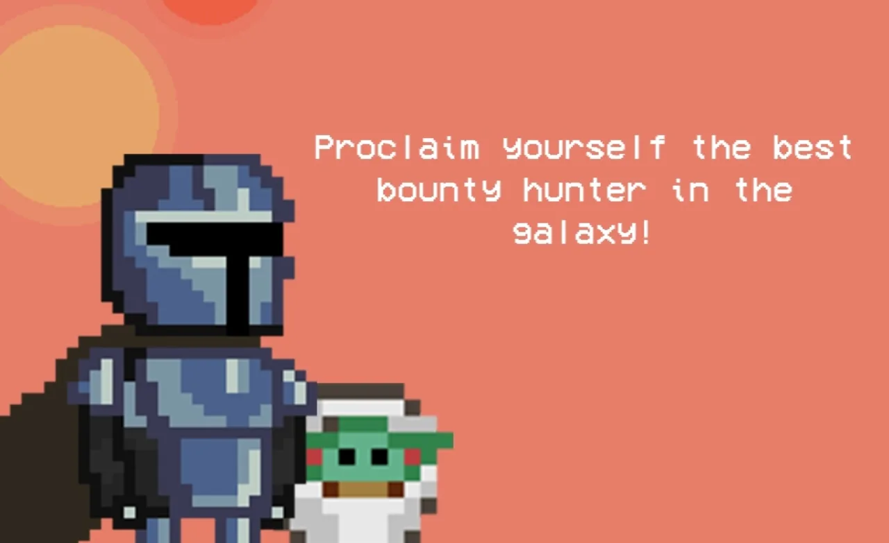 Cena do jogo The Mandalorian