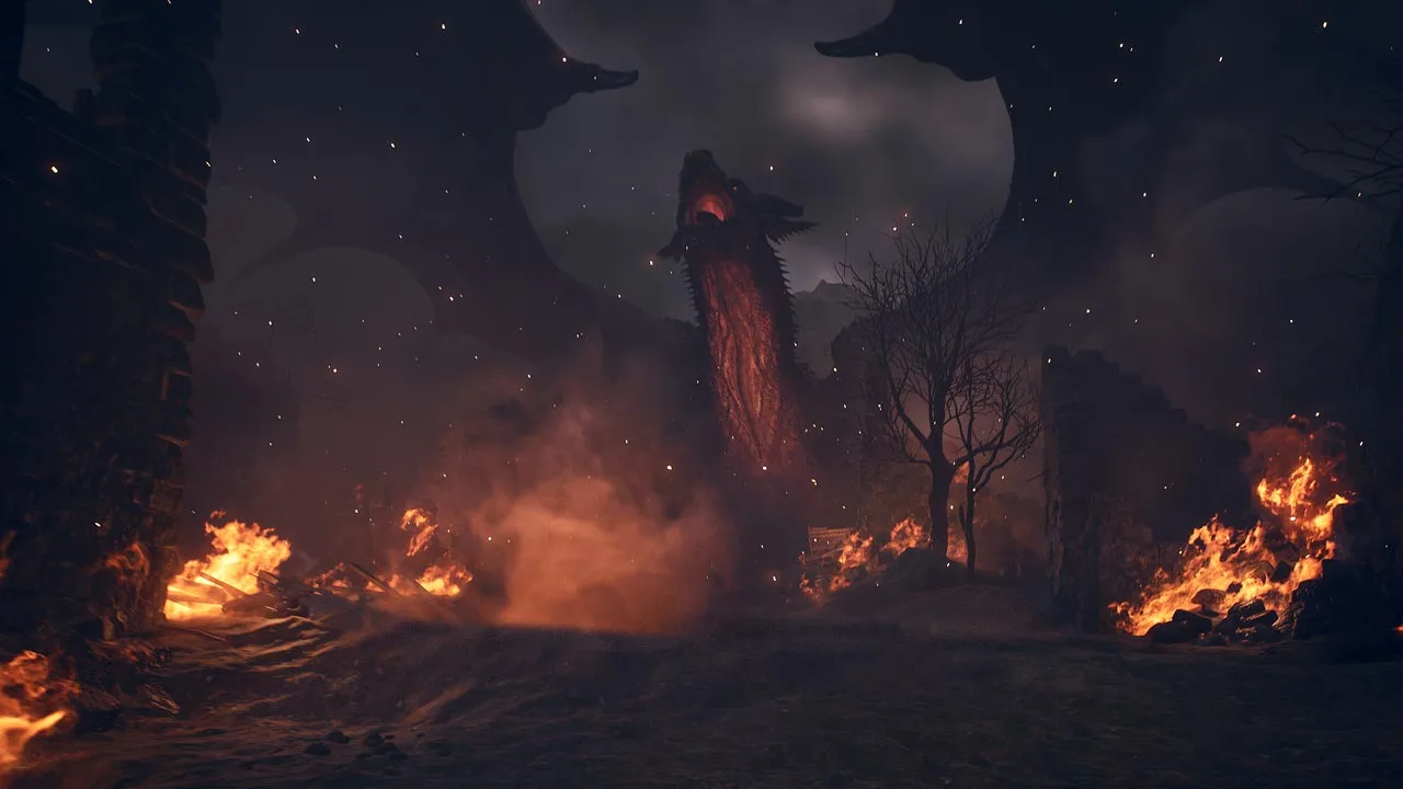 Cena do jogo Dragon's Dogma 2