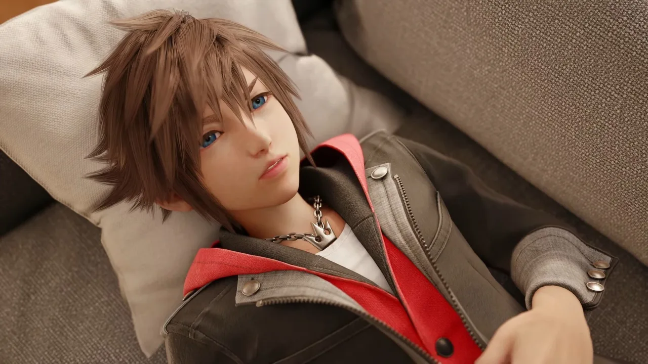 Cena do jogo Kingdom Hearts 4
