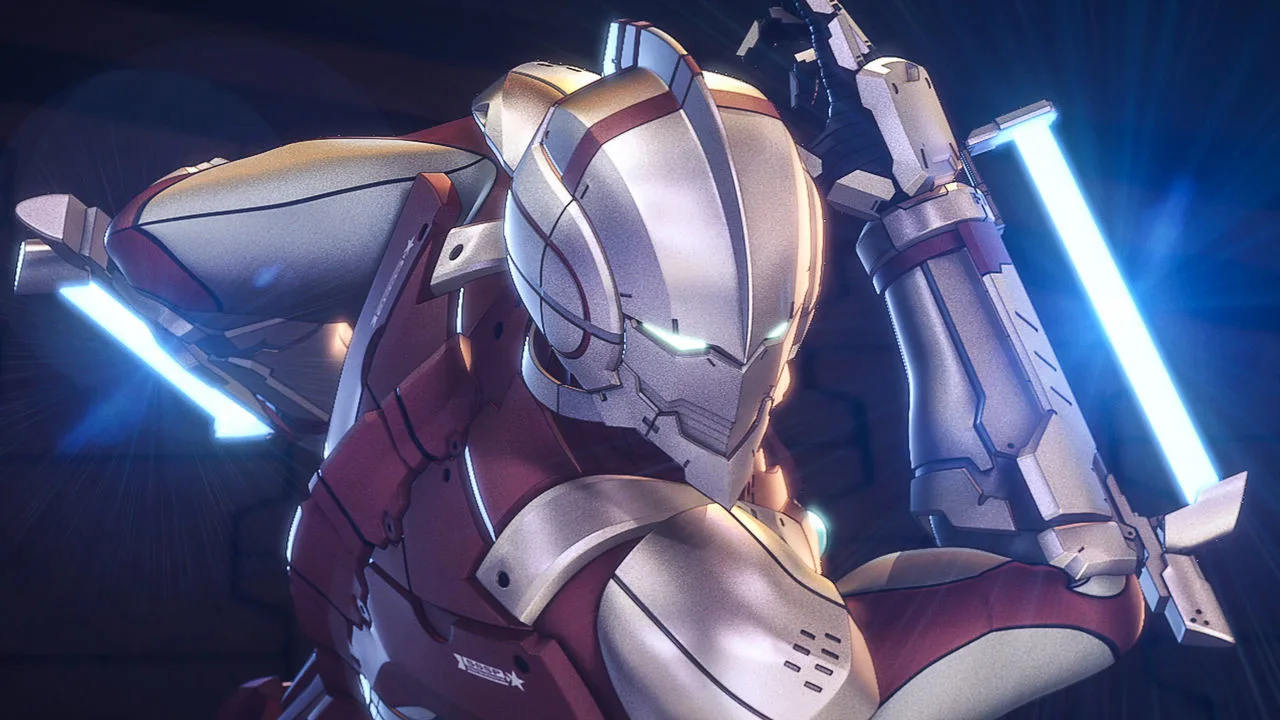 Cena do anime Ultraman
