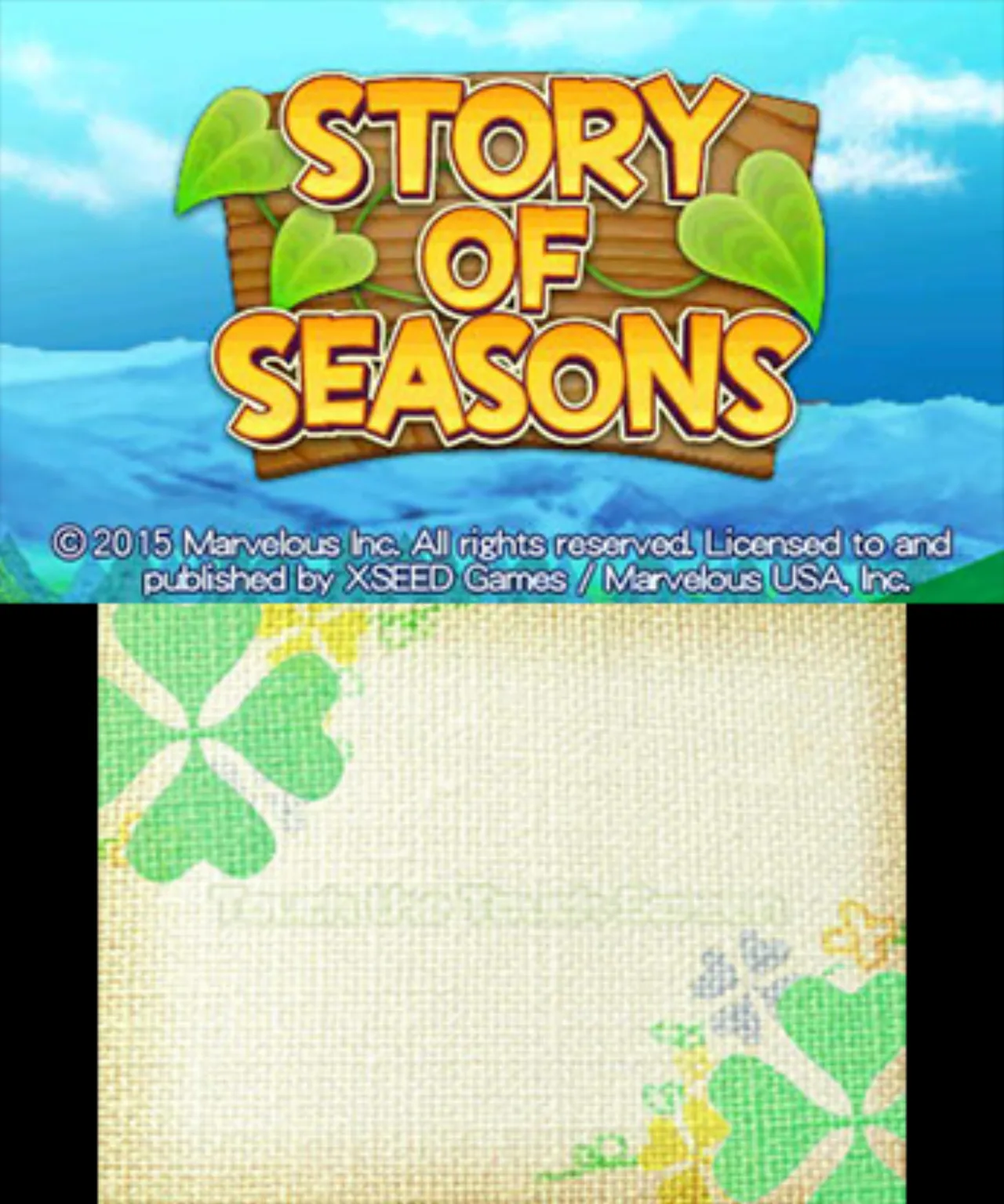 Cena do jogo Story of Seasons