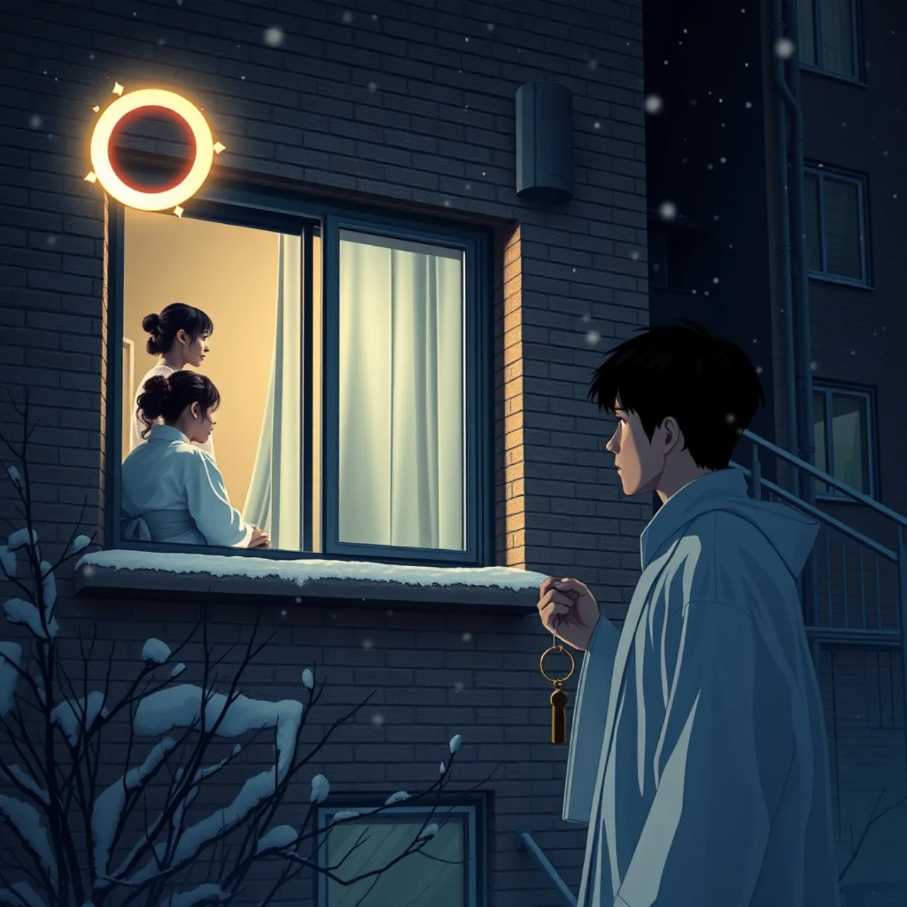 Imagem ilustrativa: The Lonely Snow Widow and the Cursed Ring: estreia em outubro e o que muda na adaptação de doujin ad