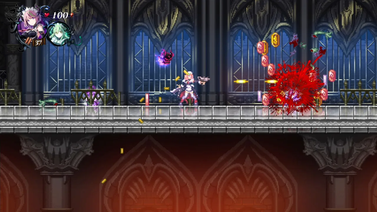 Cena do jogo Gal Guardians: Servants of the Dark