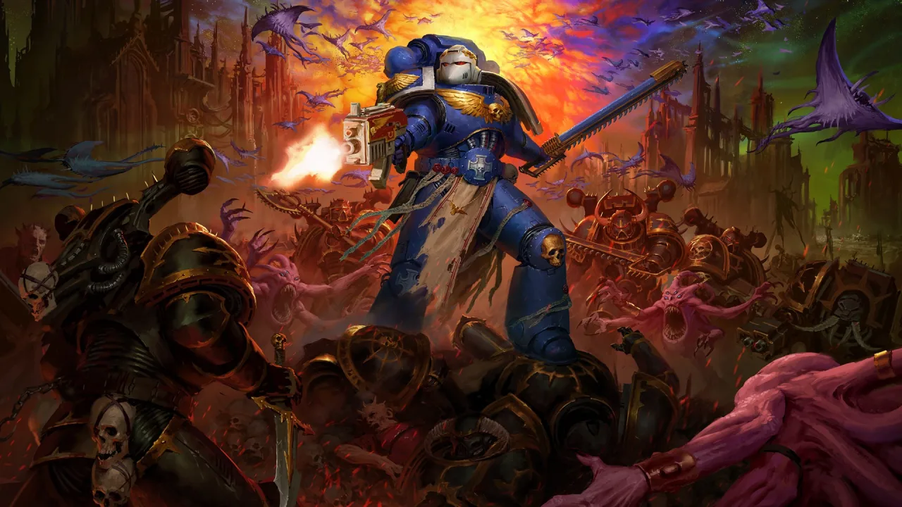 Cena do jogo Warhammer 40,000: Boltgun II