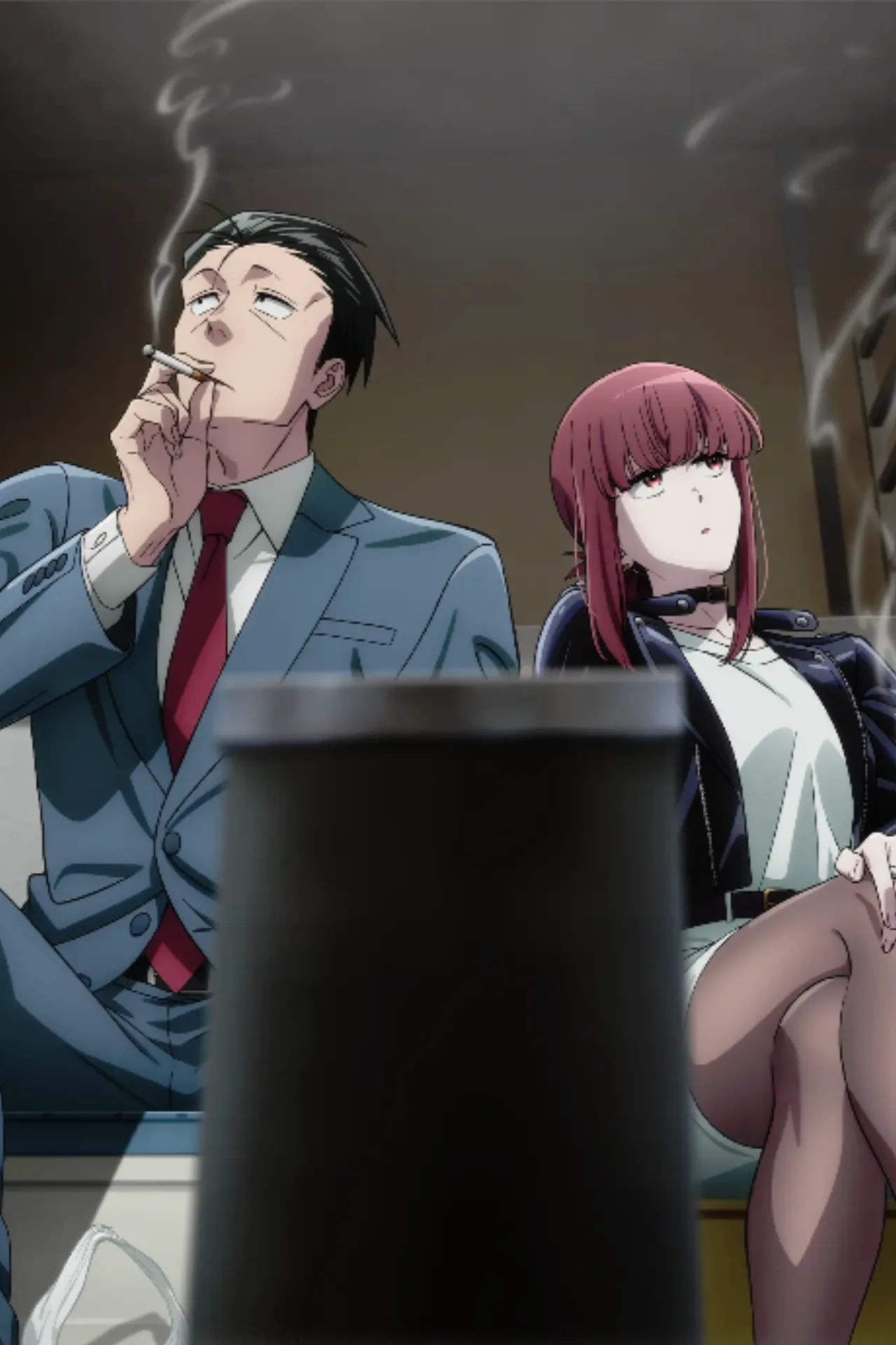 Cena do anime Smoking Behind the Supermarket with You