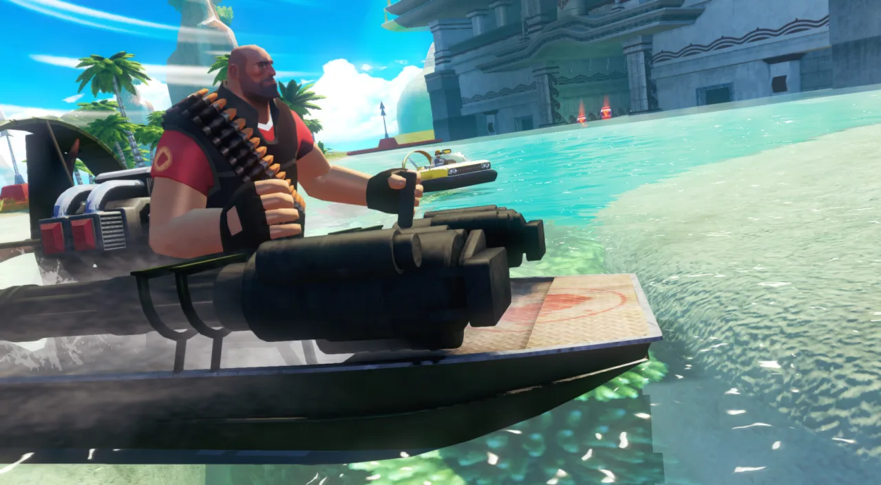 Cena do jogo Sonic Racing: CrossWorlds