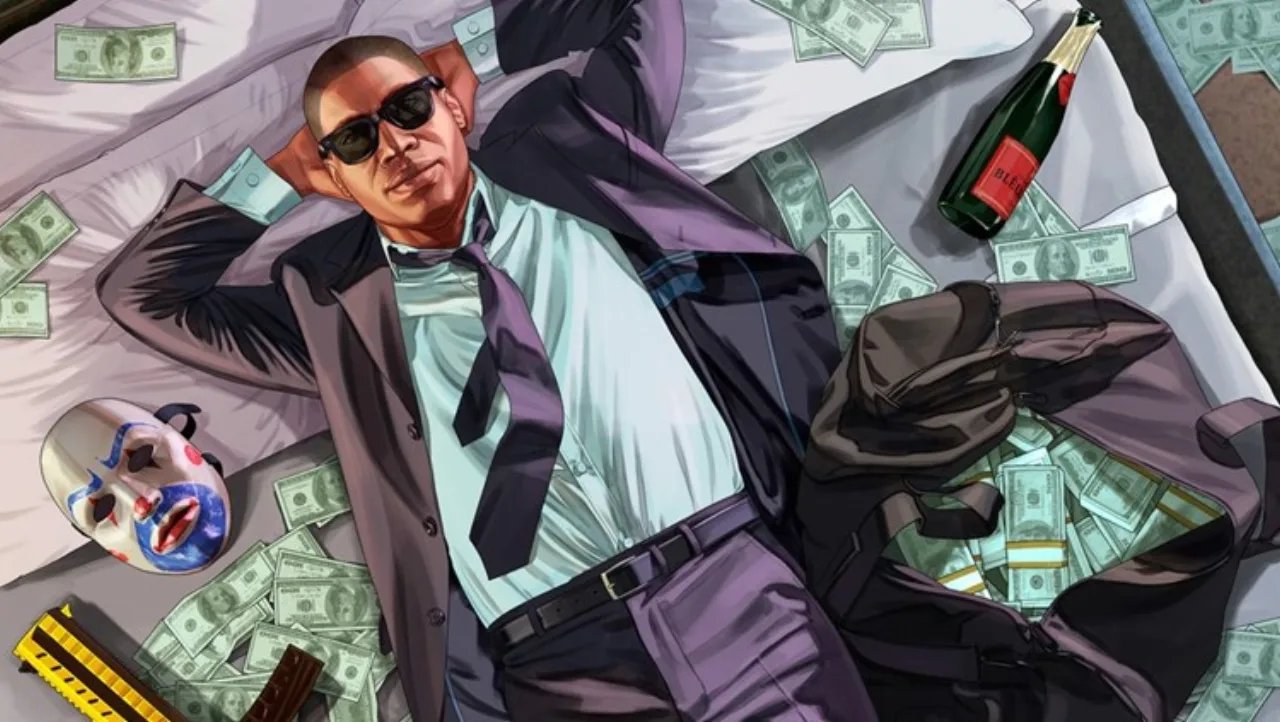 Cena do jogo GTA Online