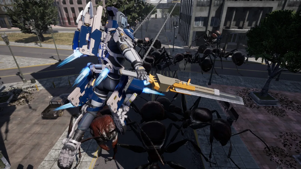 Cena do jogo Earth Defense Force 6.2