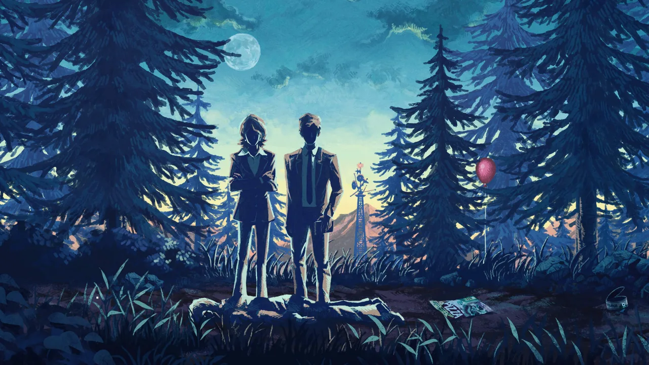 Cena do jogo Thimbleweed Park