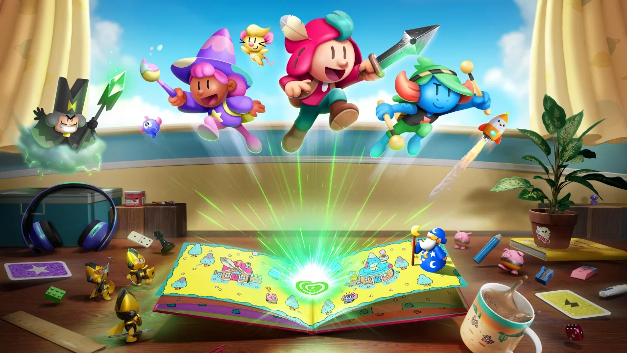 Cena do jogo The Plucky Squire
