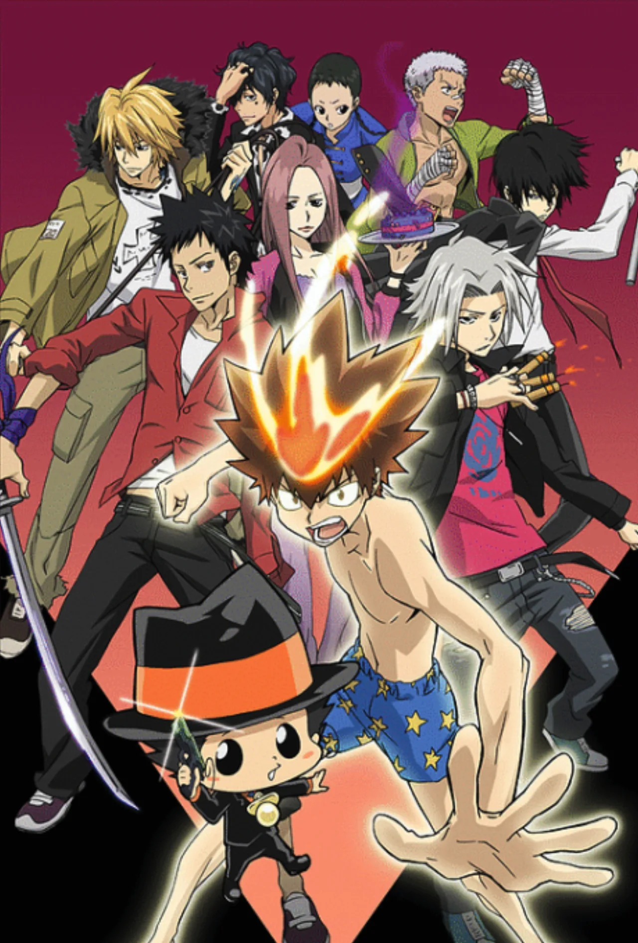 Cena do anime Katekyo Hitman Reborn!