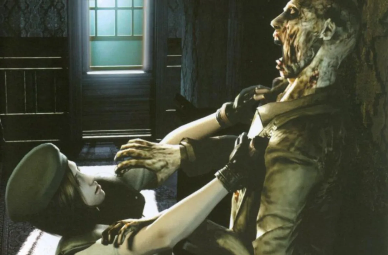 Cena do jogo Resident Evil