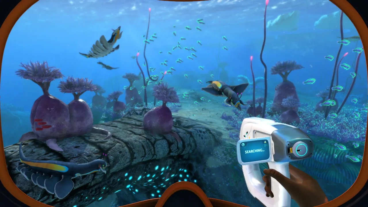 Cena do jogo Subnautica 2