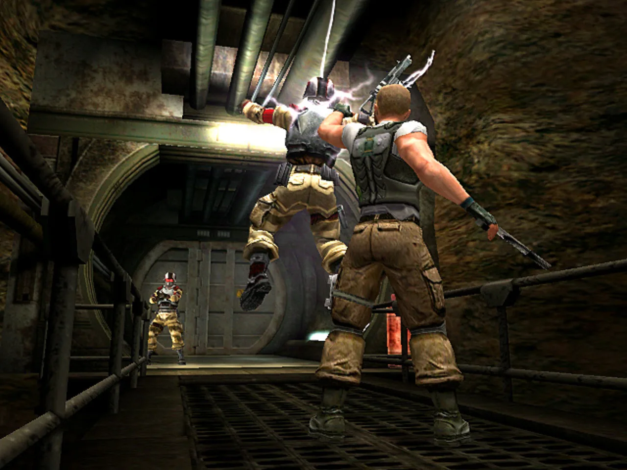 Cena do jogo Psi-Ops: The Mindgate Conspiracy