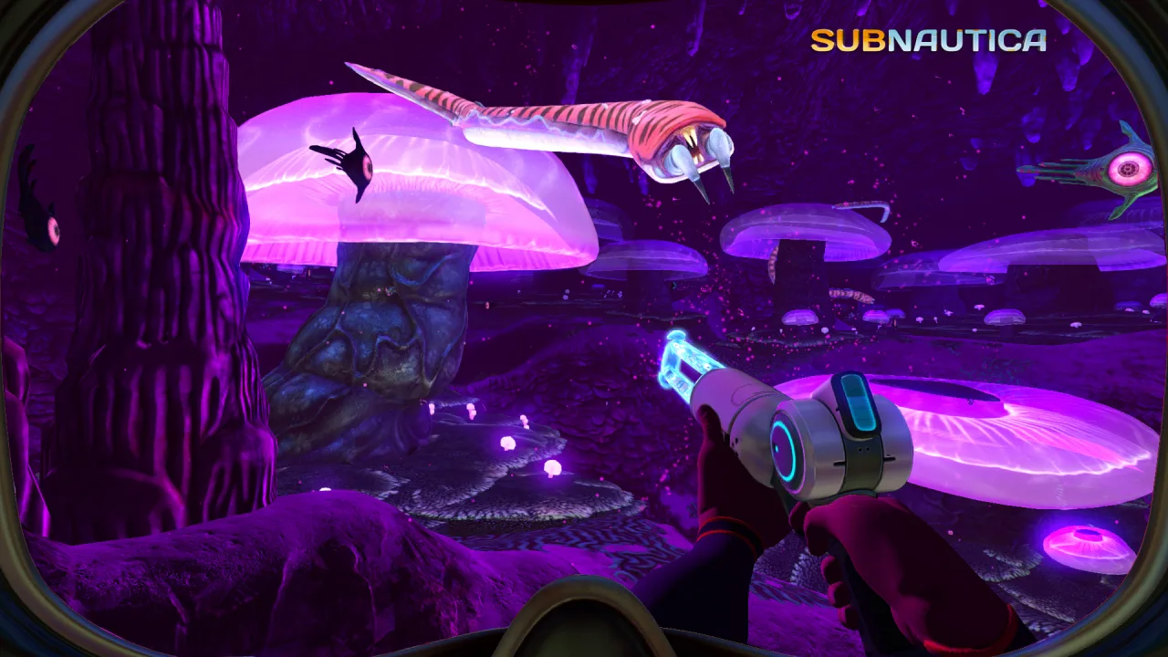 Cena do jogo Subnautica 2