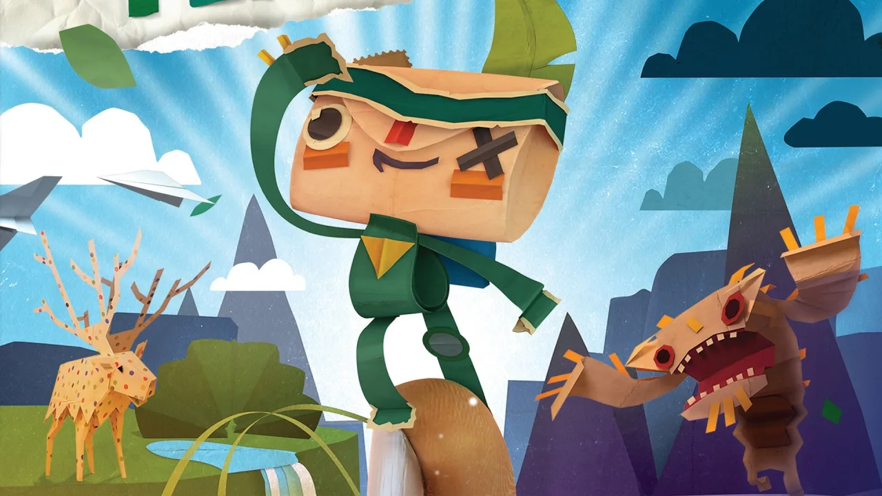 Cena do jogo Tearaway