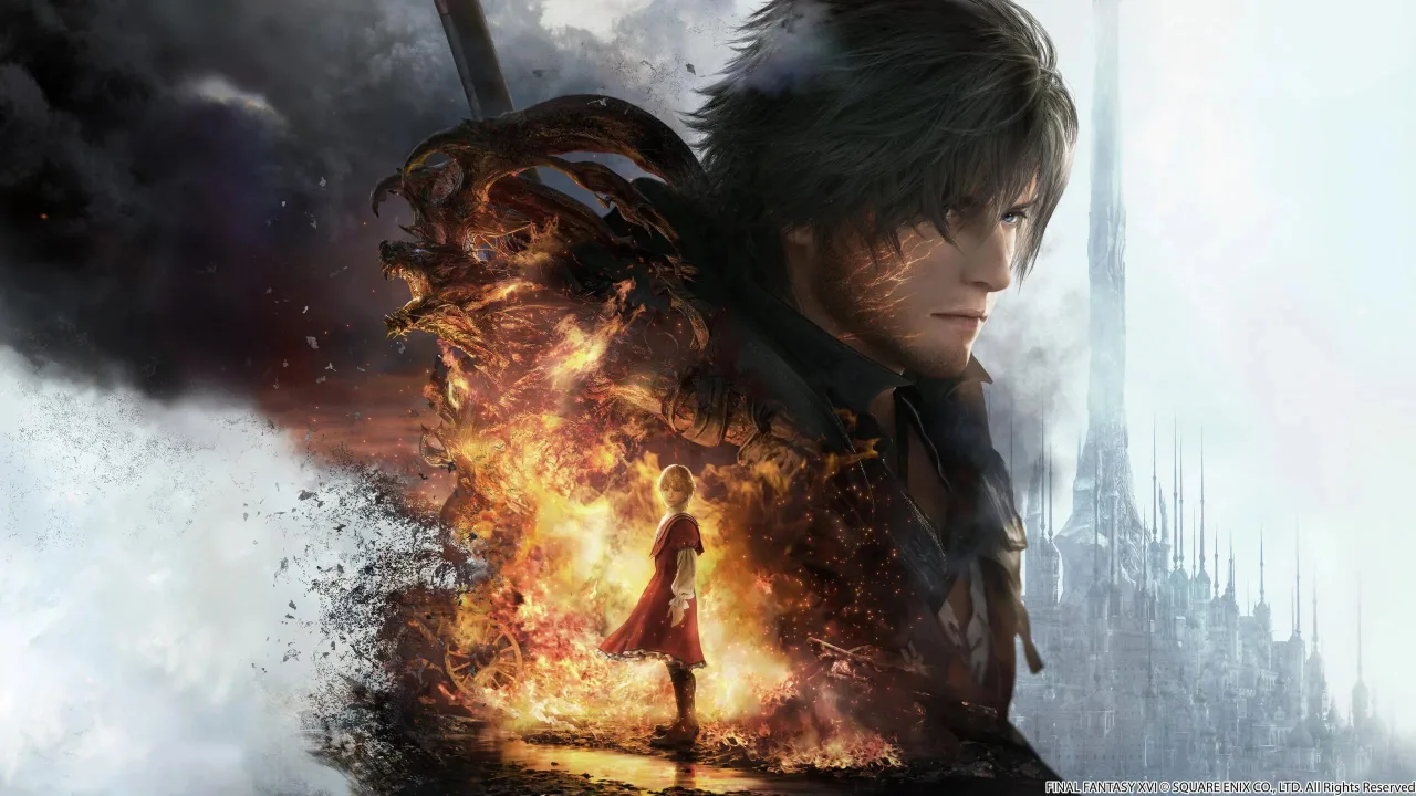 Cena do jogo Final Fantasy XVI