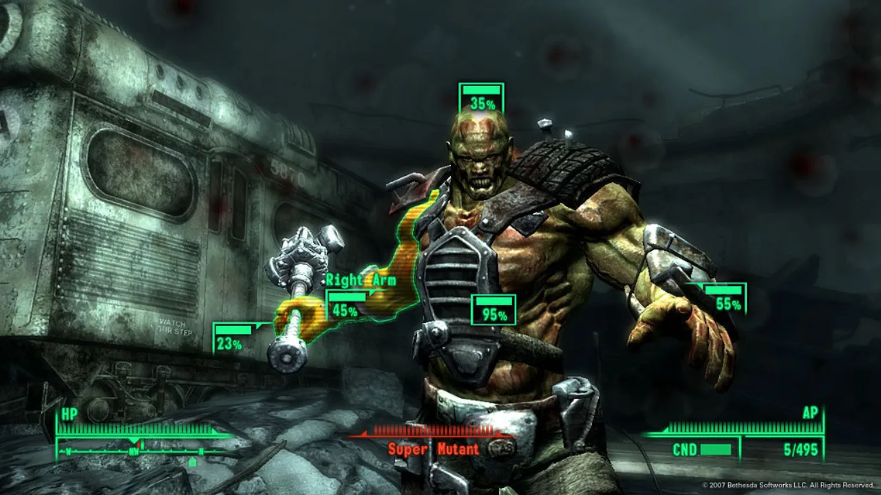 Cena do jogo Fallout 3