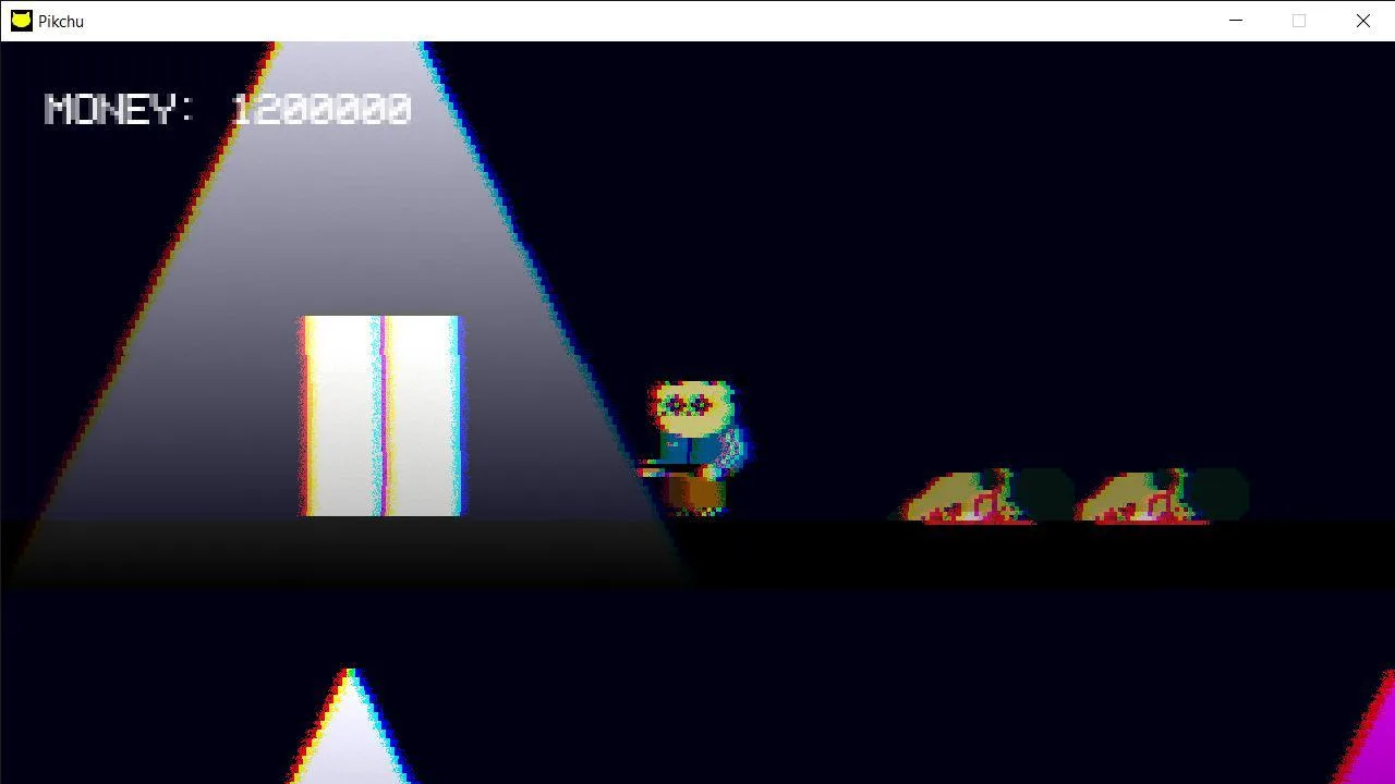Cena do jogo Pikachu