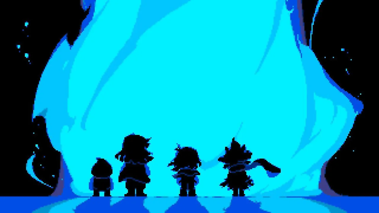 Cena do jogo Deltarune