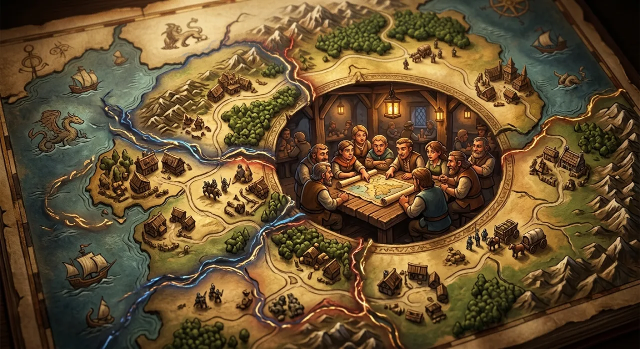 Imagem ilustrativa: CONQUISTA: Tide of Wills – Como cidadãos podem mudar fronteiras?