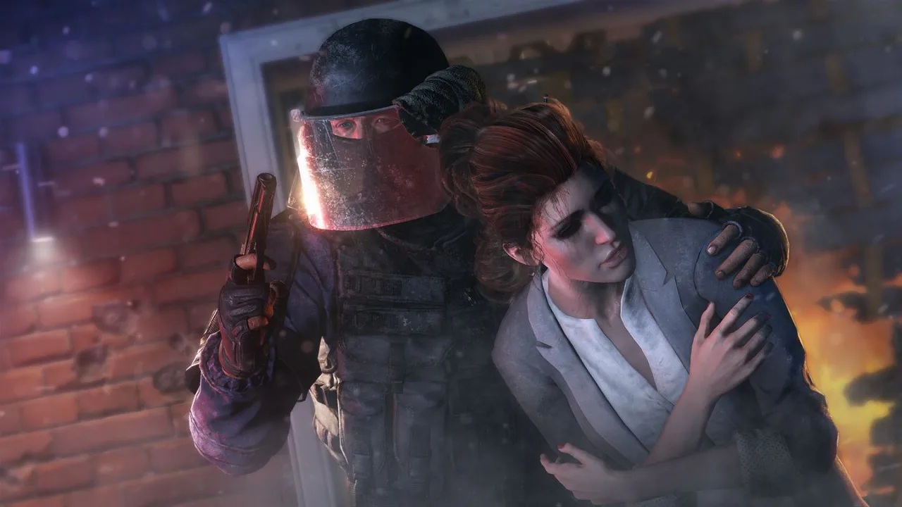 Cena do jogo Rainbow Six Siege